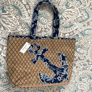 Vera Bradley anchor tote NWT